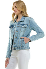 COTTON CASUAL DENIM JACKET (OPEN PACK)