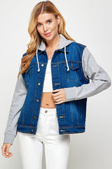 Cotton Casual Denim Boyfriend Jacket (OPEN PACK)