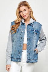 Cotton Casual Denim Boyfriend Jacket (OPEN PACK)